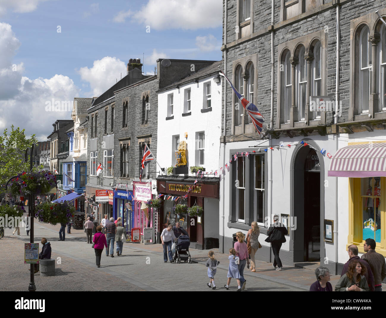 Keswick town centre uk hires stock photography and images Alamy