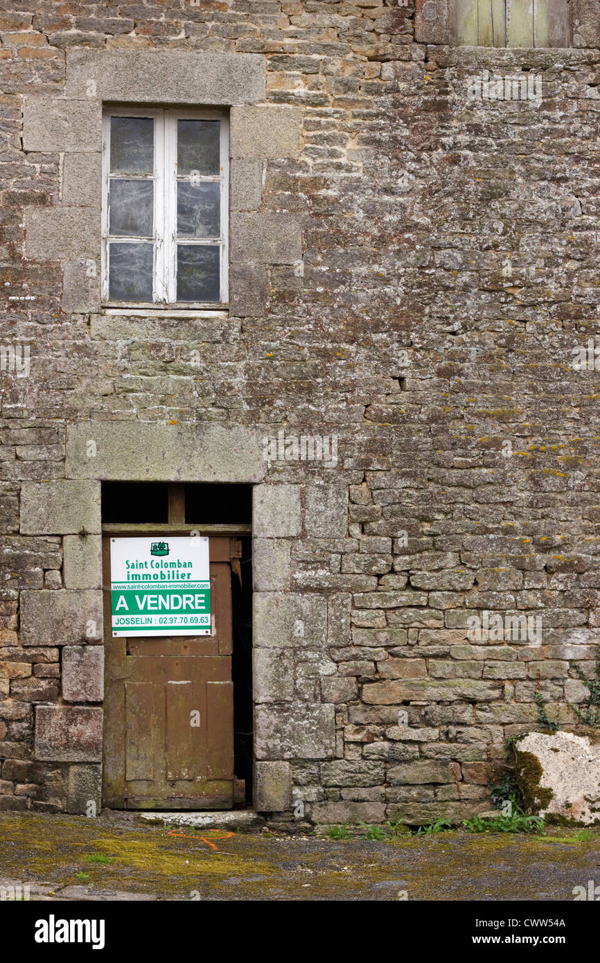 Property for sale, Brittany Stock Photo Alamy