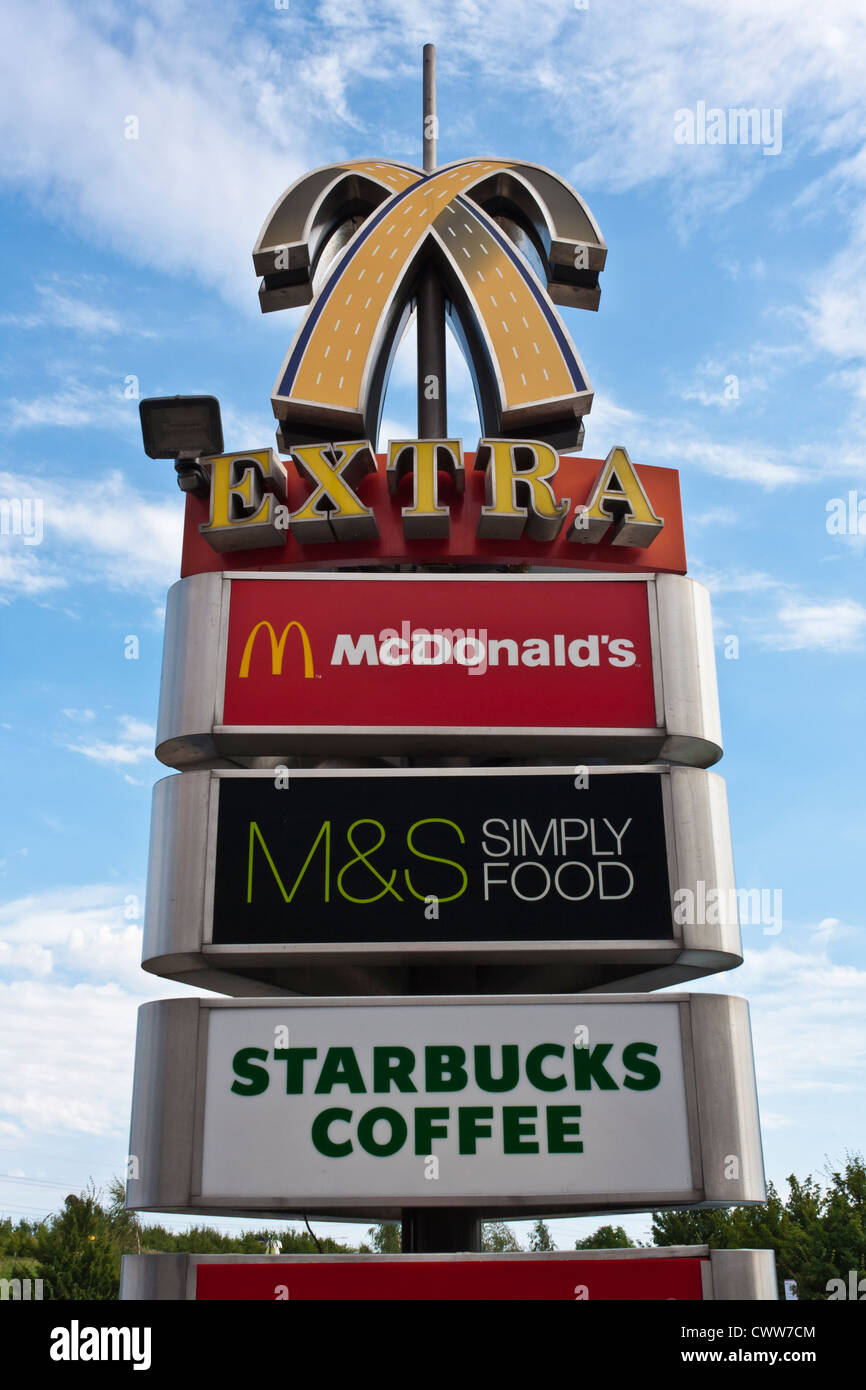 Motorway services food hires stock photography and images Alamy