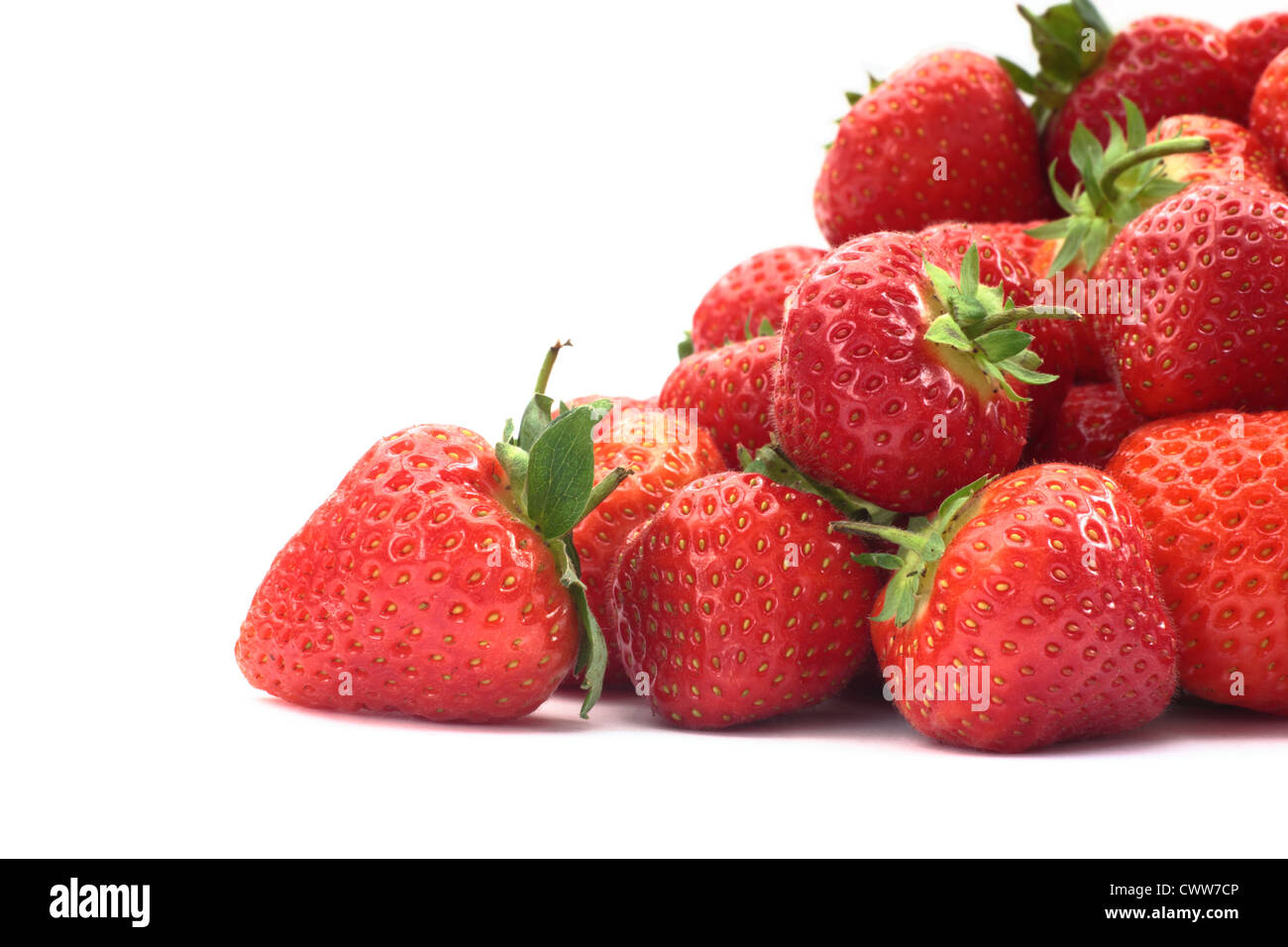 Strawberries close up Stock Photo