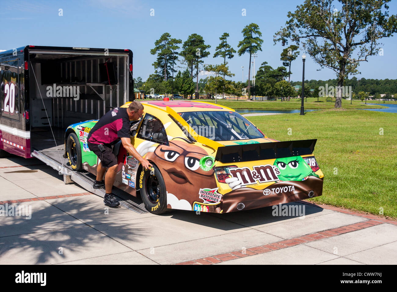nascar m&m car toy
