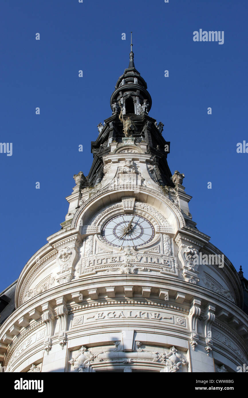 Sens City Hall, France Stock Photo