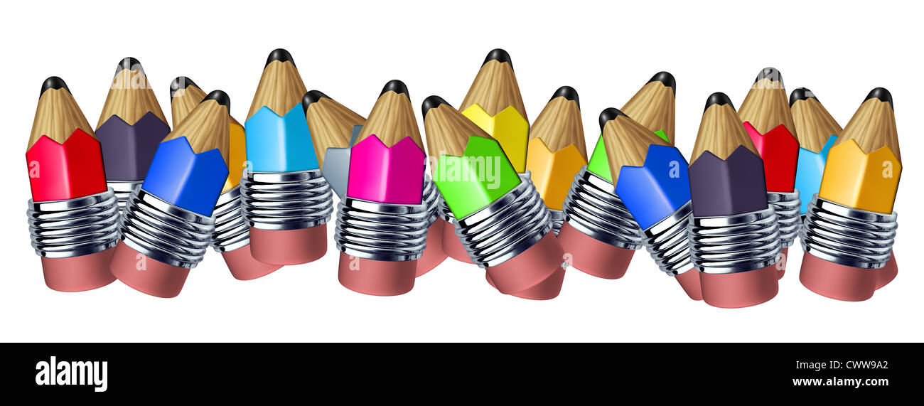 Mechanical Colored Pencils Border Stock Photo by ©mybaitshop 11796676