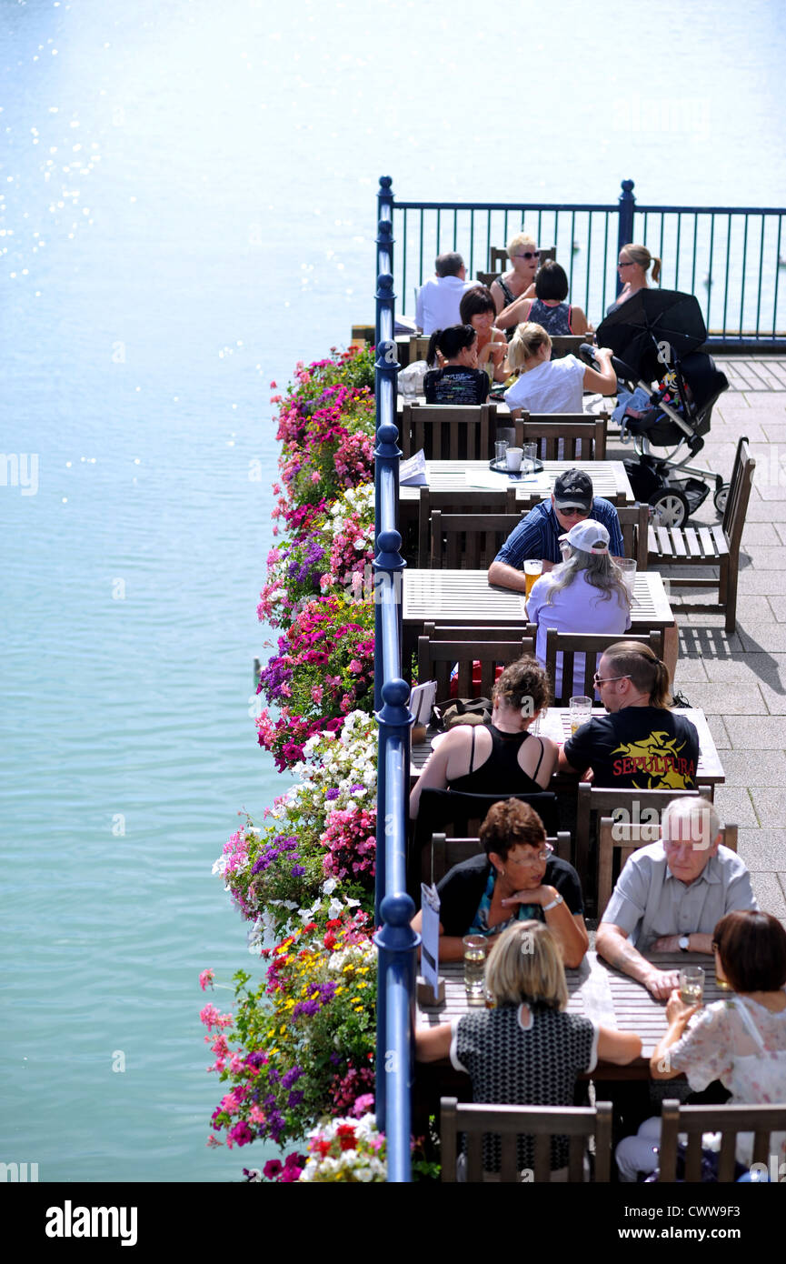 The West Quay Restaurant and Wetherspoons pub at Brighton Marina East Sussex UK Stock Photo