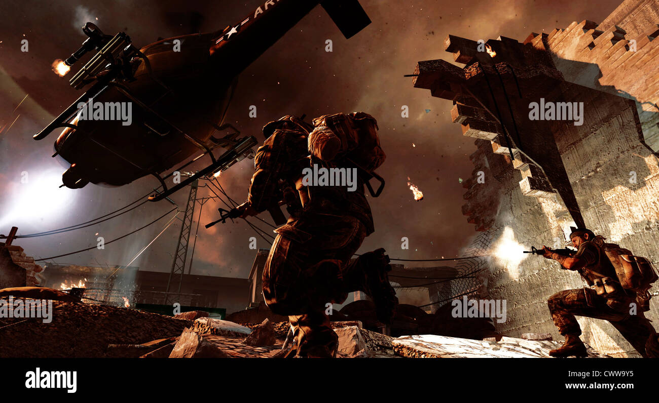 Call of duty - black ops computer game Stock Photo
