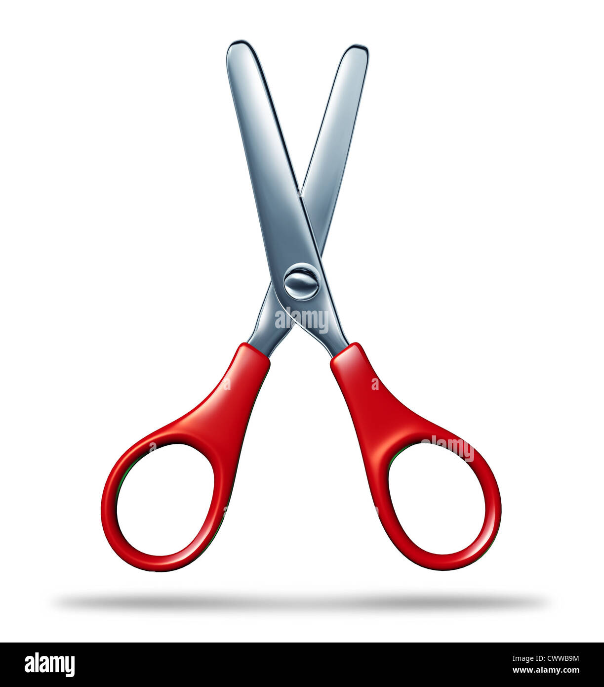 Arts and crafts felt with cutouts and scissors on white background Stock  Photo - Alamy