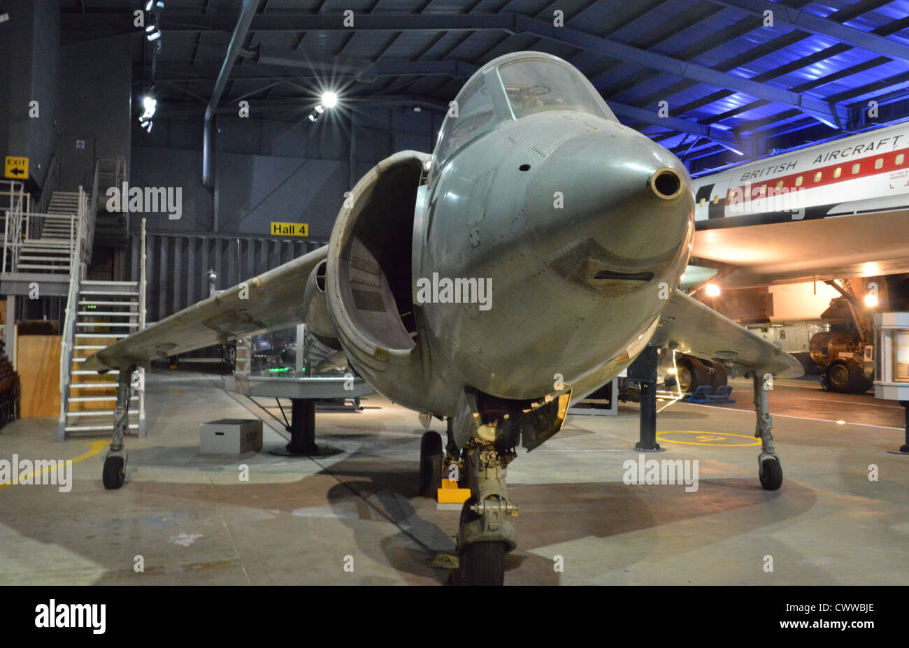 A Fleet Air Arm Sea Harrier. Stock Photo