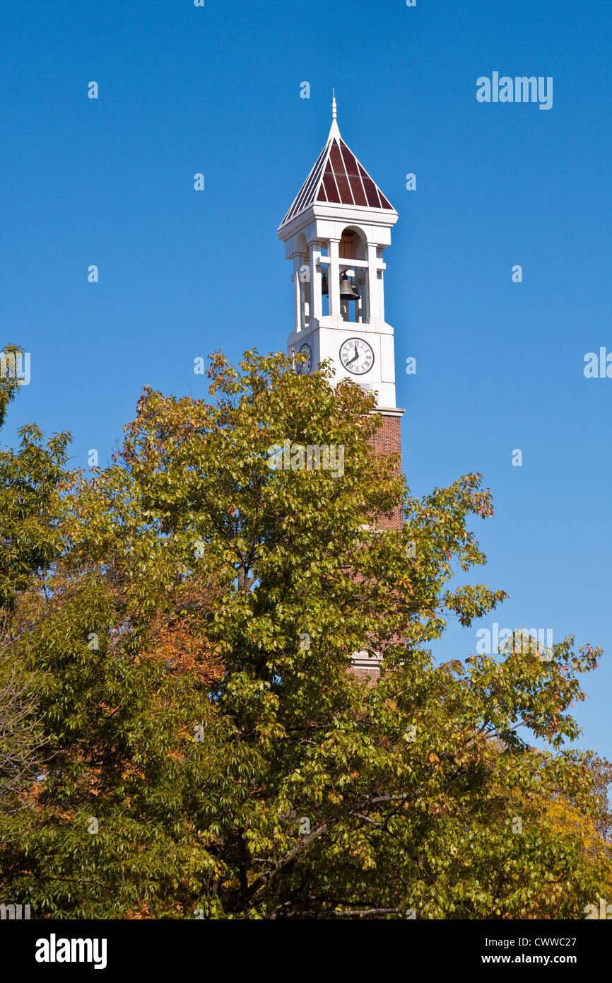 Bell Tower on the campus of Purdue University in West Lafayette