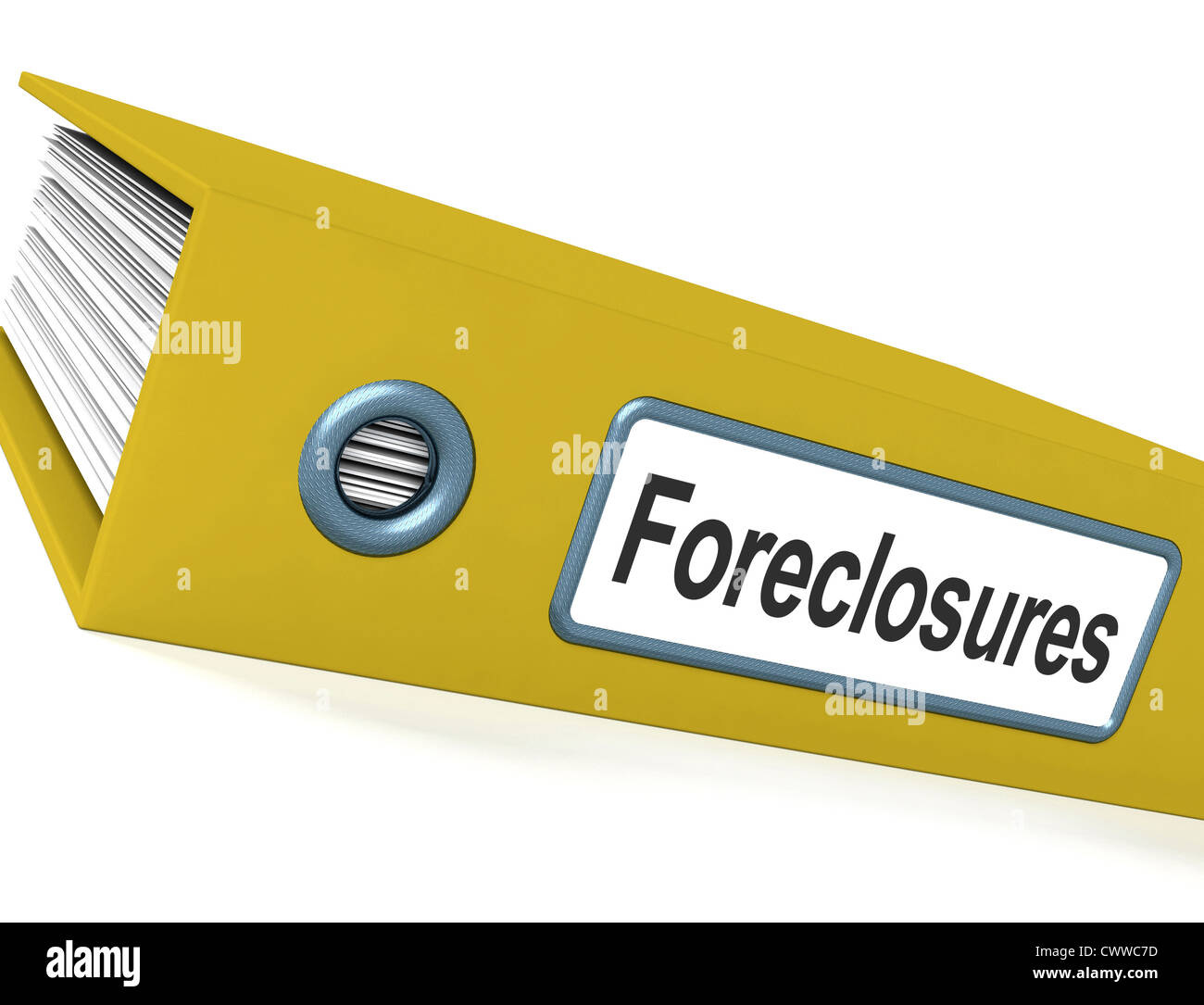 Foreclosures File Showing Bankruptcy And Eviction Stock Photo Alamy