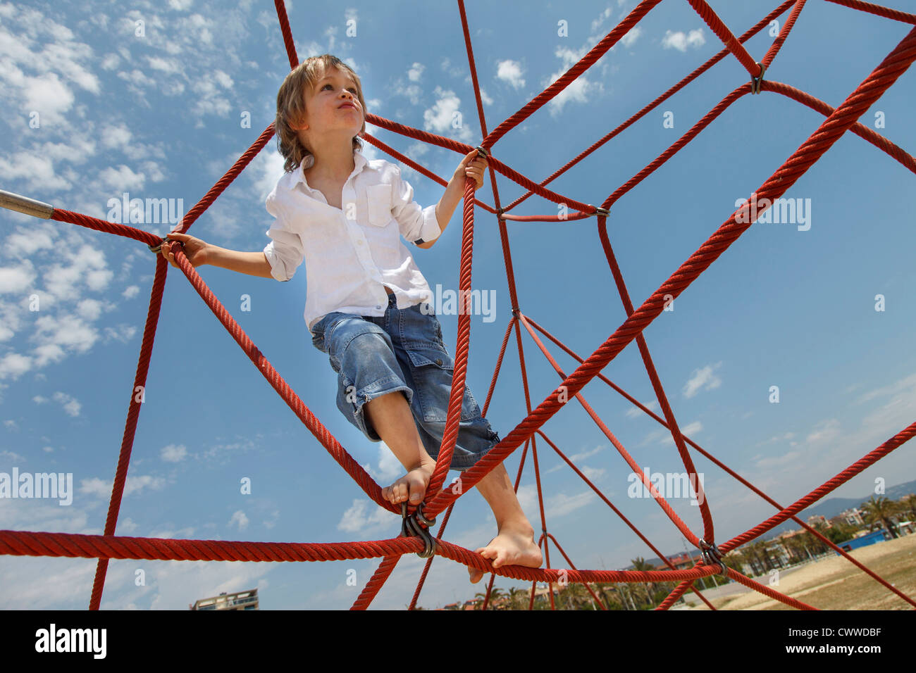 Rope park beach hi-res stock photography and images - Alamy