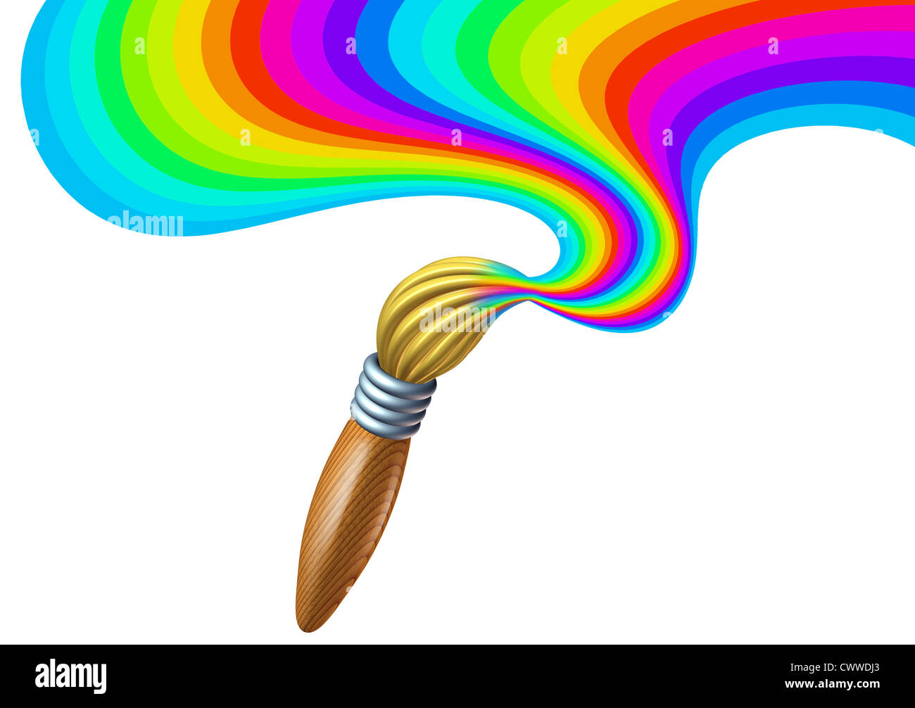 Rainbow Paintbrush Images – Browse 43,600 Stock Photos, Vectors, and Video