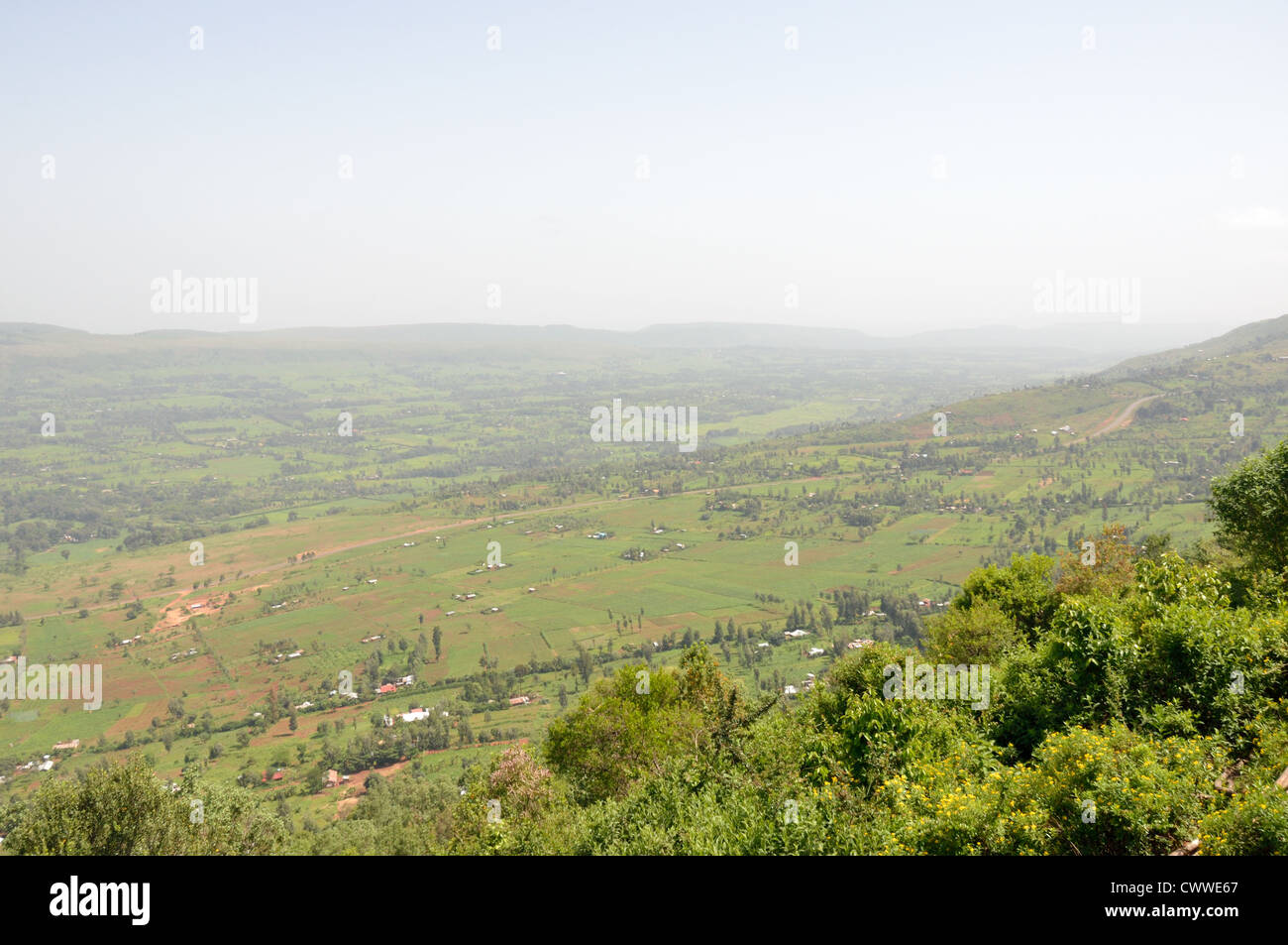 Rift Valley Landscape Stock Photo