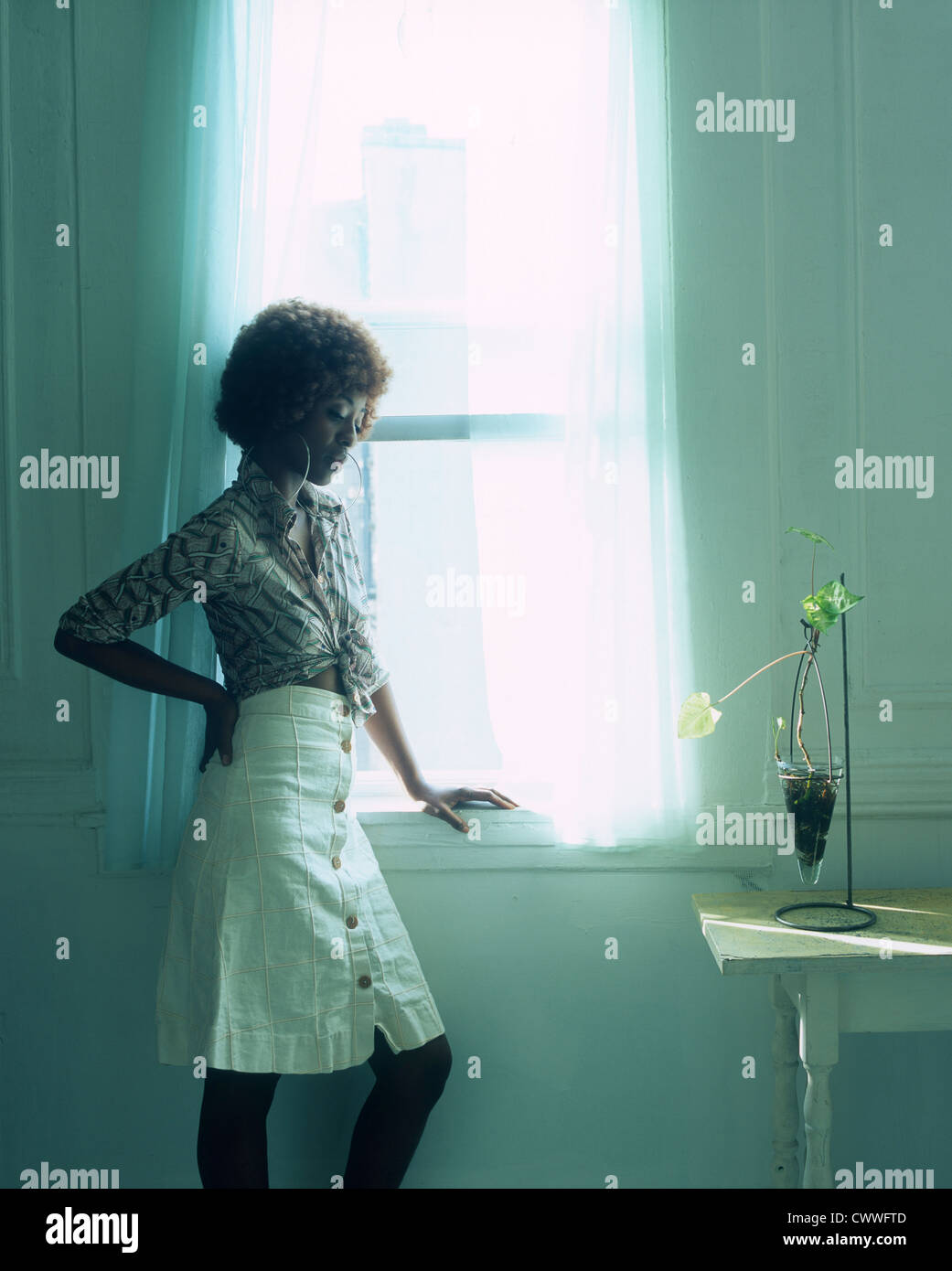 1970s black woman hi-res stock photography and images - Alamy