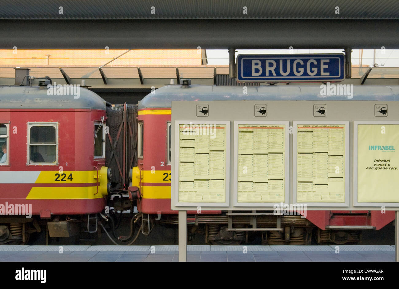 train station in brugge belgium Stock Photo Alamy