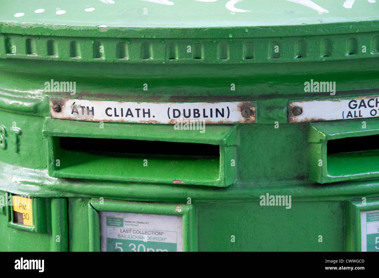 old post office box in dublin ireland Stock Photo
