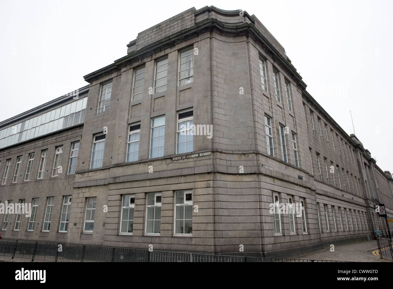 st andrew building of robert gordon university aberdeen scotland uk Stock Photo