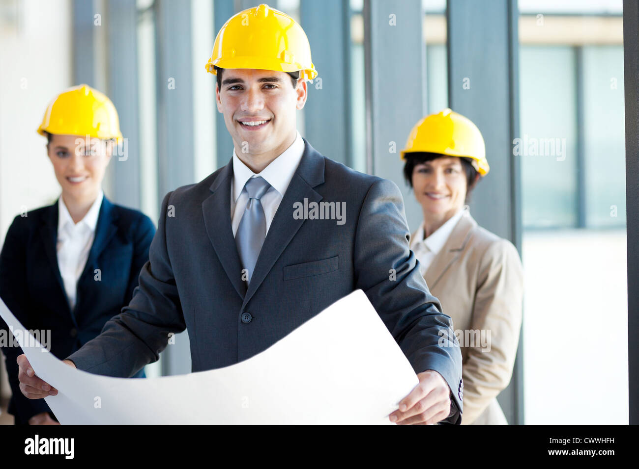 group of architects portrait Stock Photo Alamy