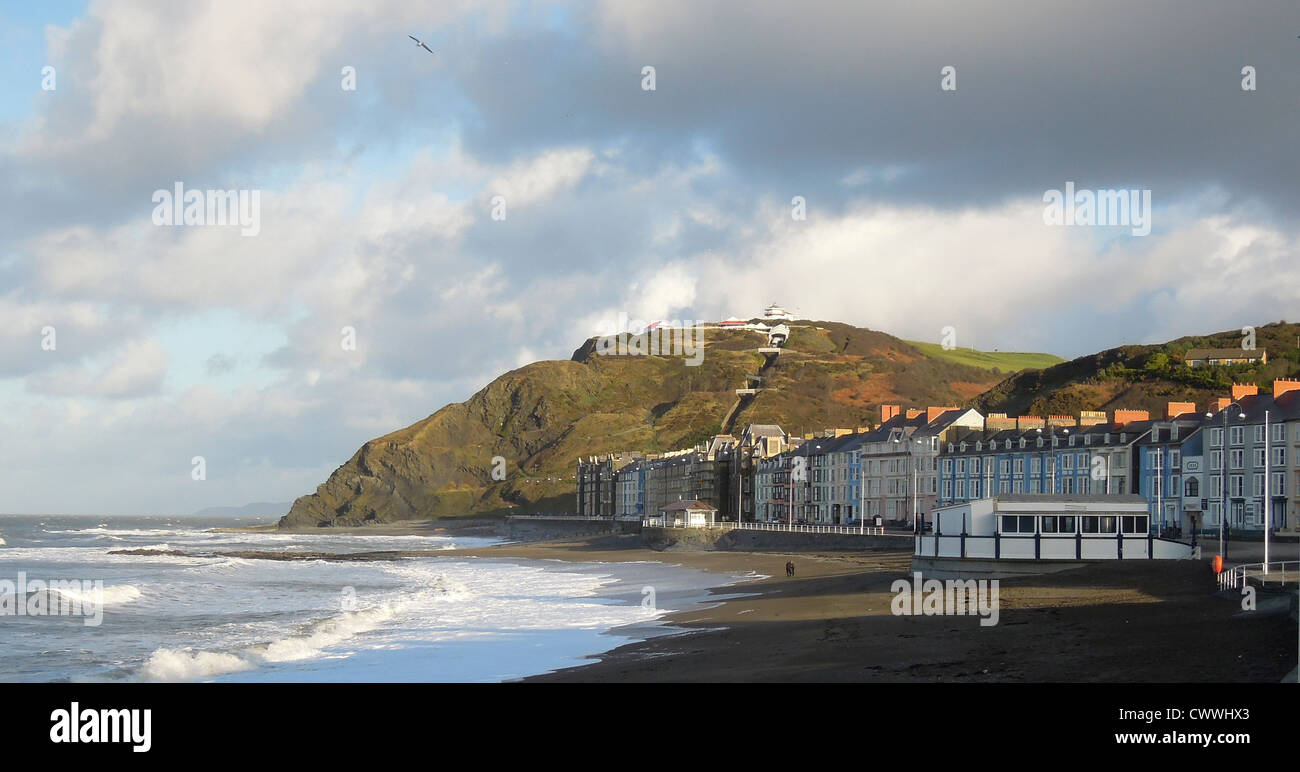 Aberystwyth seafront Stock Photo Alamy
