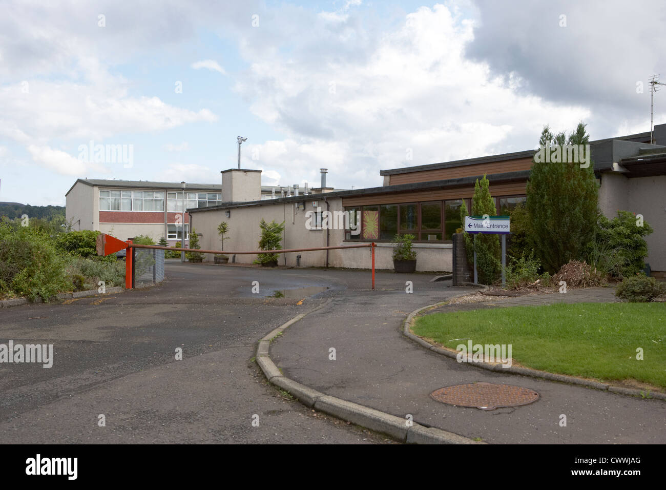 entrance to dunblane primary school scotland uk Stock Photo