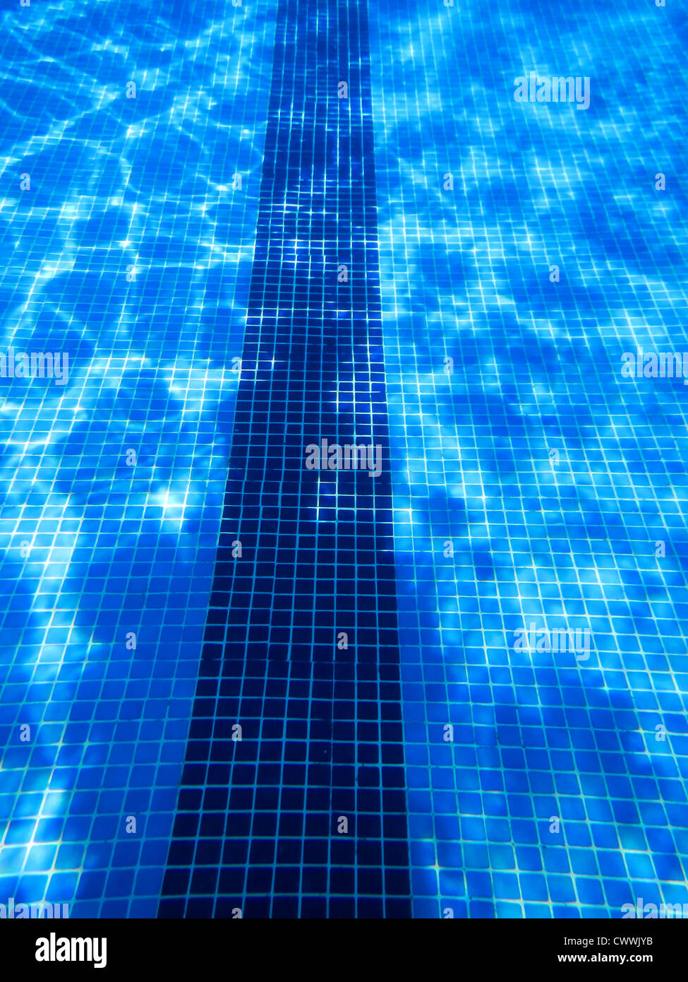 beautiful clear pool water lit by the sun Stock Photo - Alamy