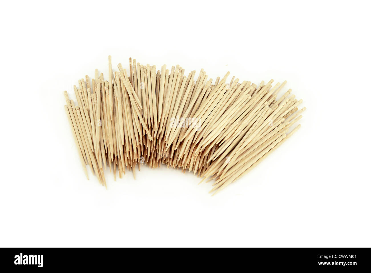 Many toothpick, isolated on white Stock Photo - Alamy
