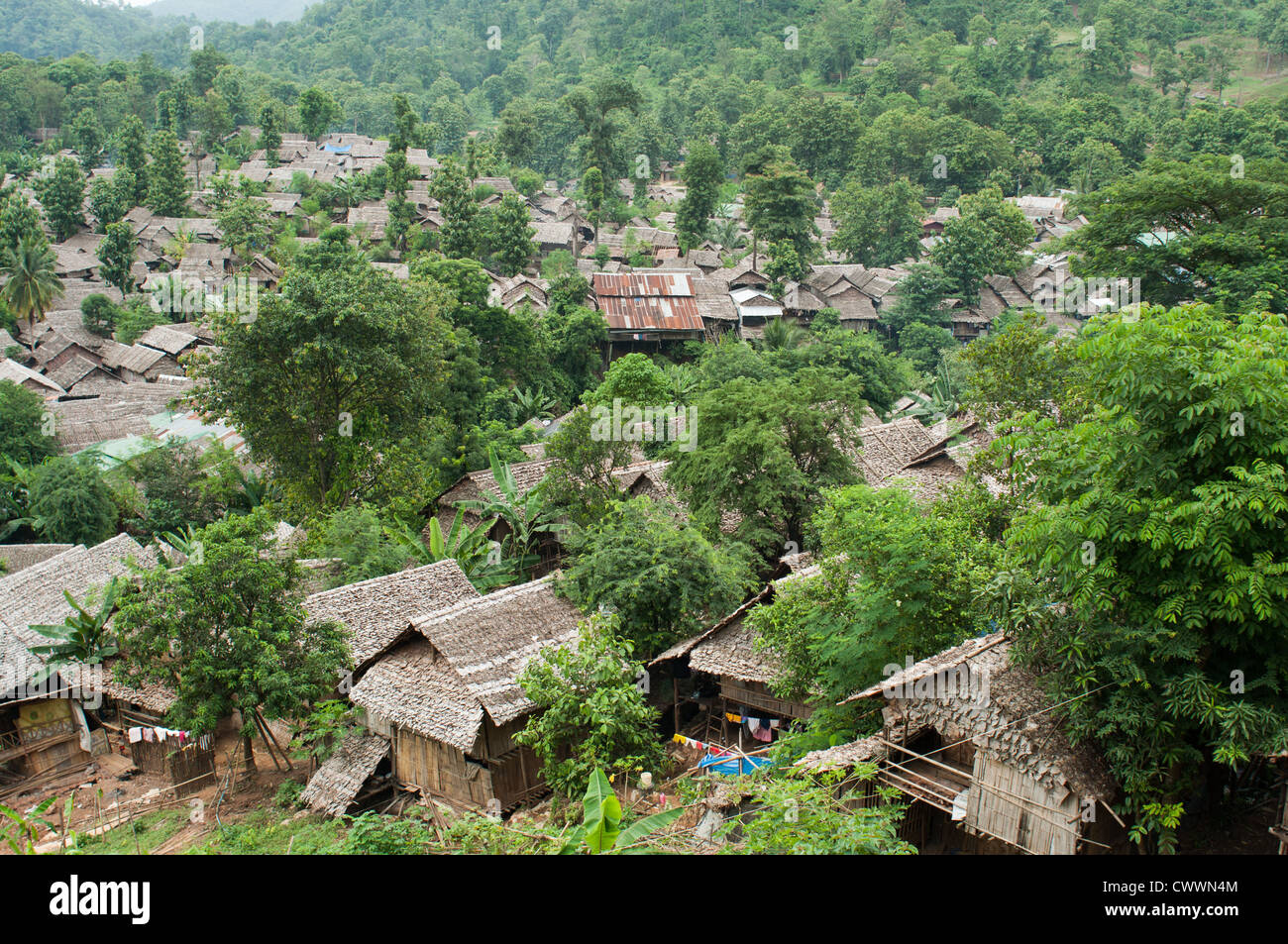 Mae La, the largest refugee camp in Thailand for Burmese refugees ...