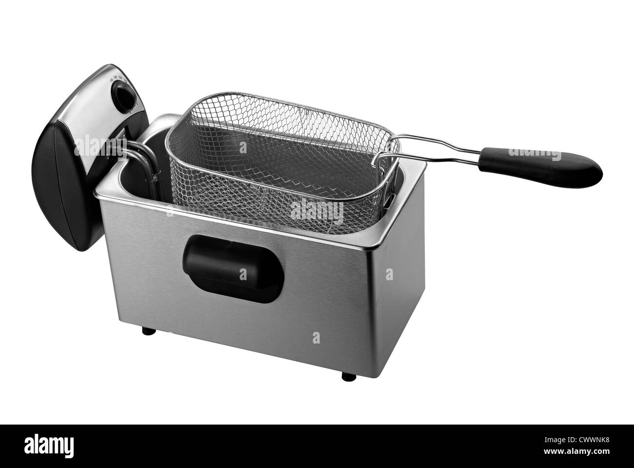 deep fryer isolated on white background ( clipping path Stock Photo Alamy