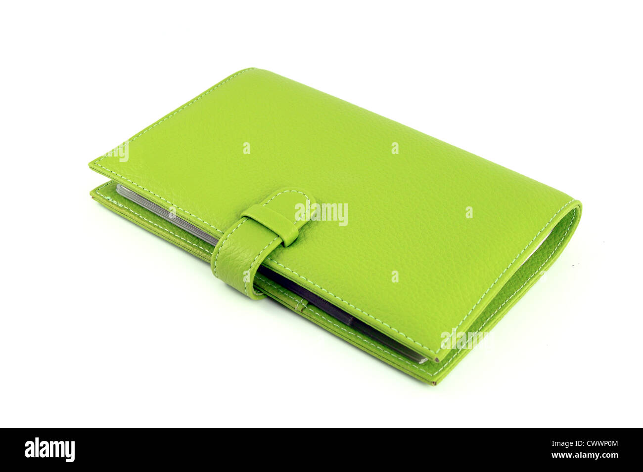 green purse on a white background Stock Photo Alamy