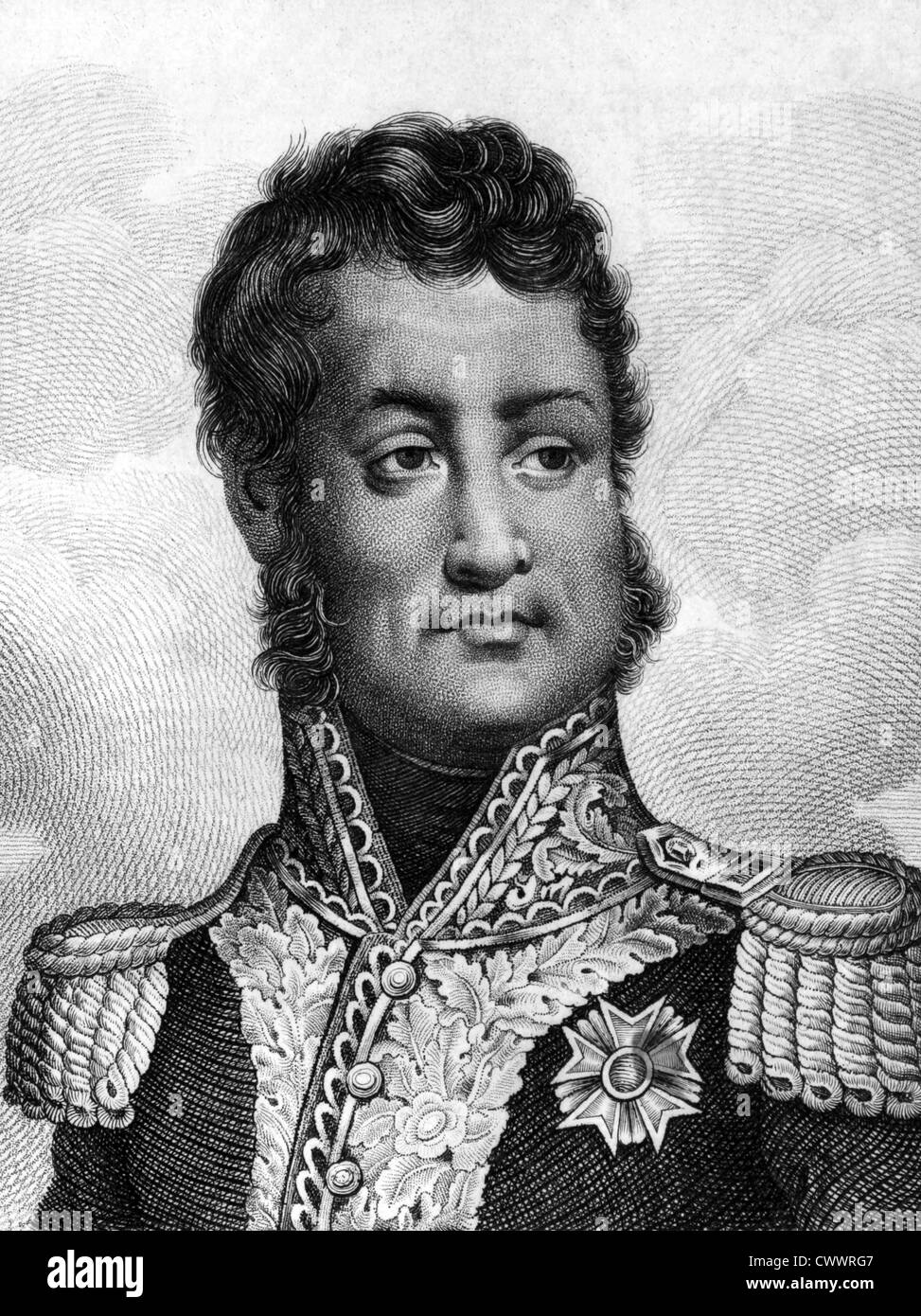 Louis Philippe I (1773-1850) on engraving from 1859. King of France during 1830-1848. Stock Photo