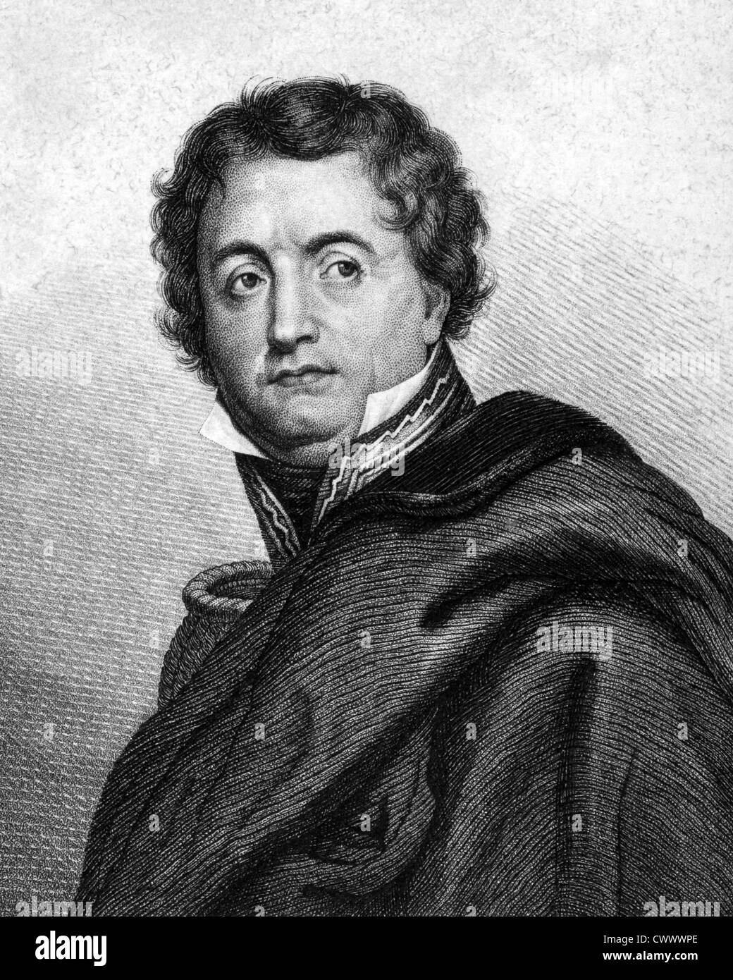Nicolas Jean-de-Dieu Soult (1769-1851) on engraving from 1859. French general and statesman. Stock Photo