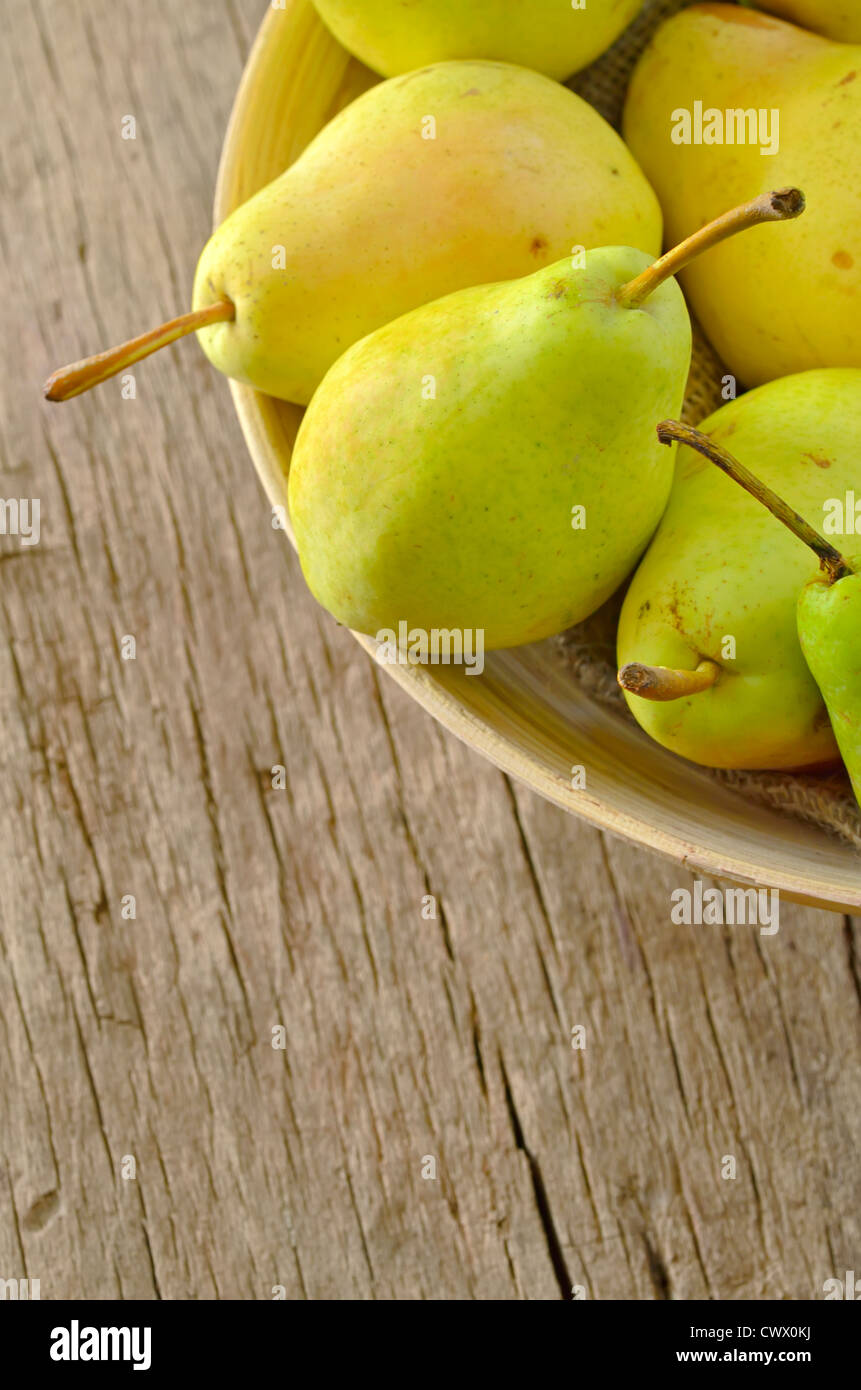 flavorful pears Stock Photo