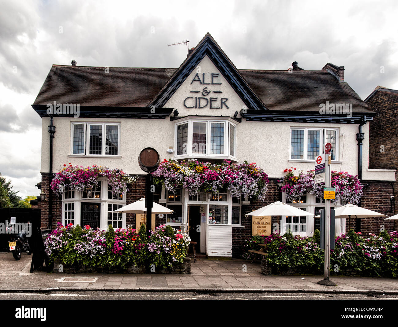 The Sussex Arms - a pub near Twickenham Green Stock Photo