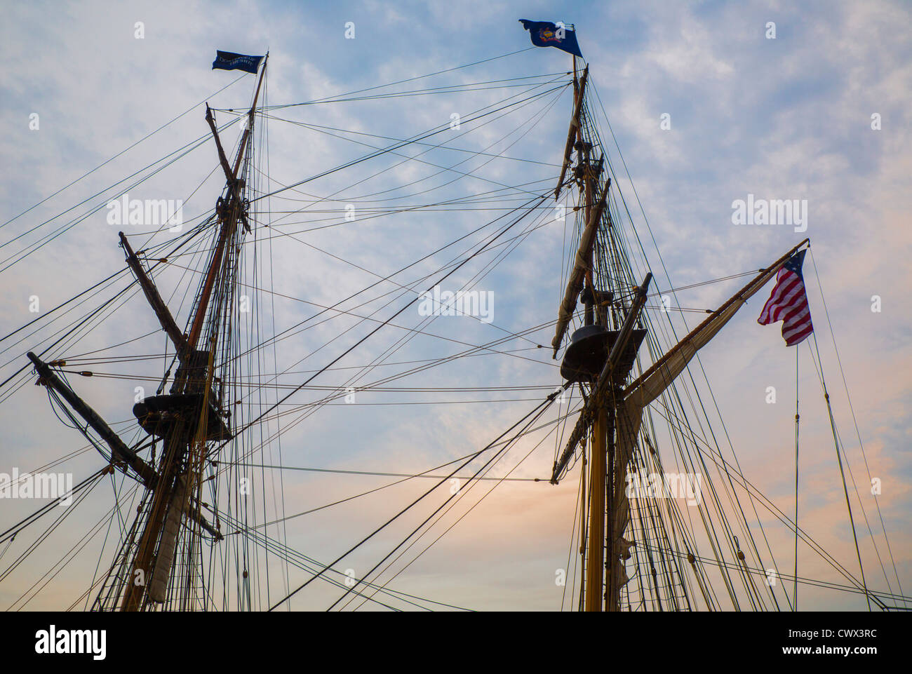 The Flagship Niagara, docked on the Detroit River Stock Photo Alamy