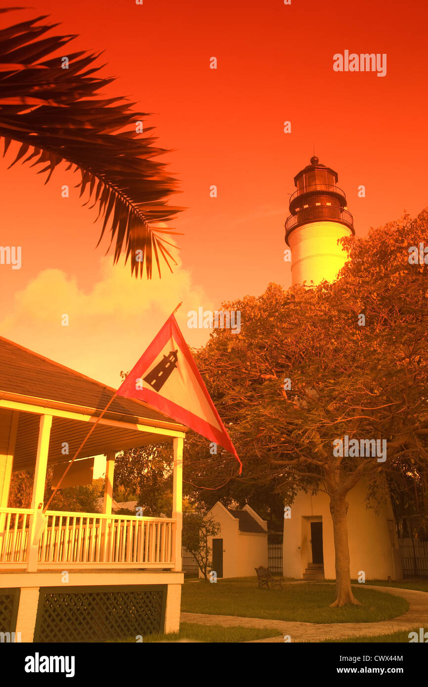 KEEPERS QUARTERS AND LIGHTHOUSE KEY WEST OLD TOWN HISTORIC DISTRICT