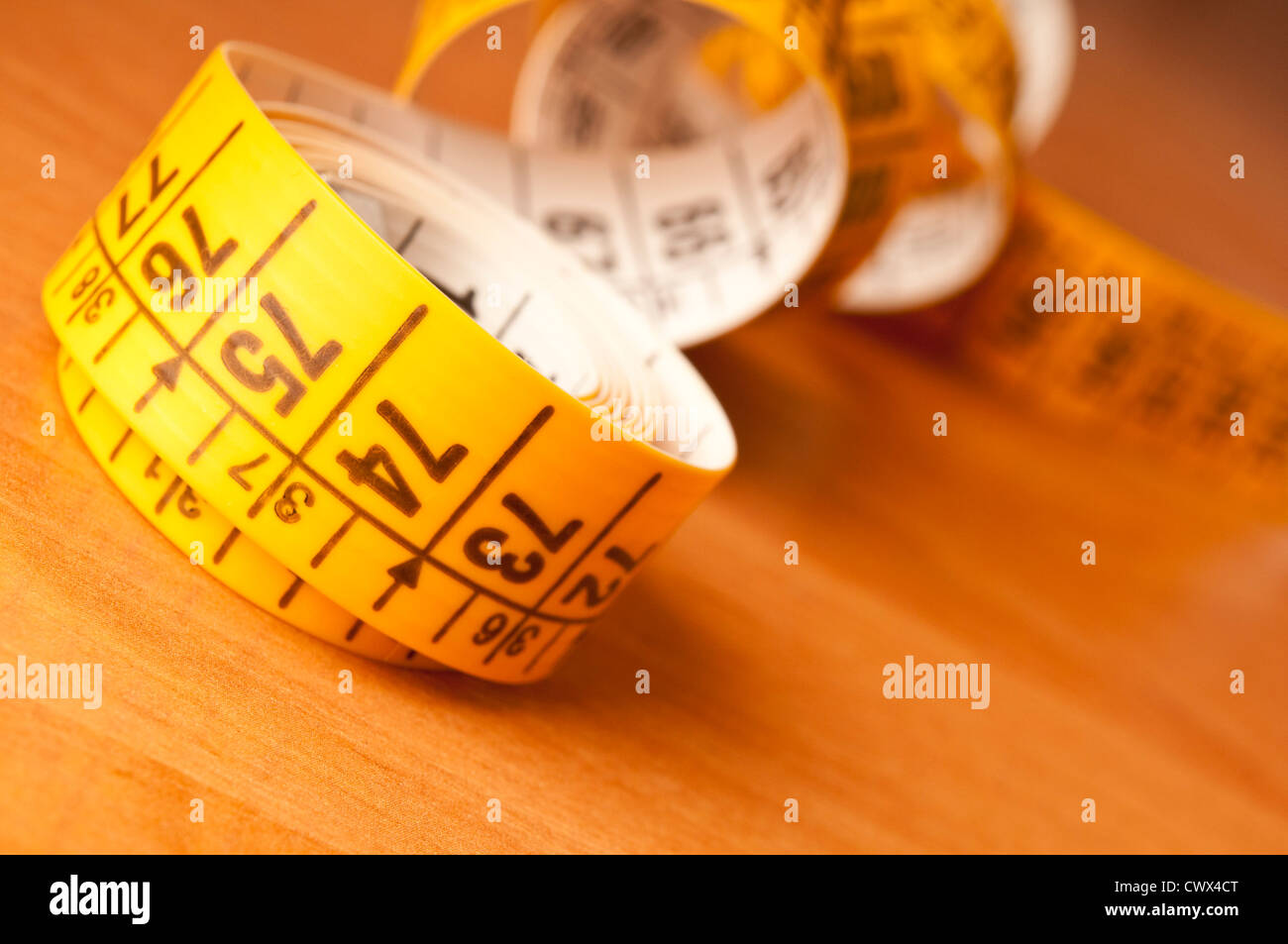 yellow tape measure Stock Photo Alamy