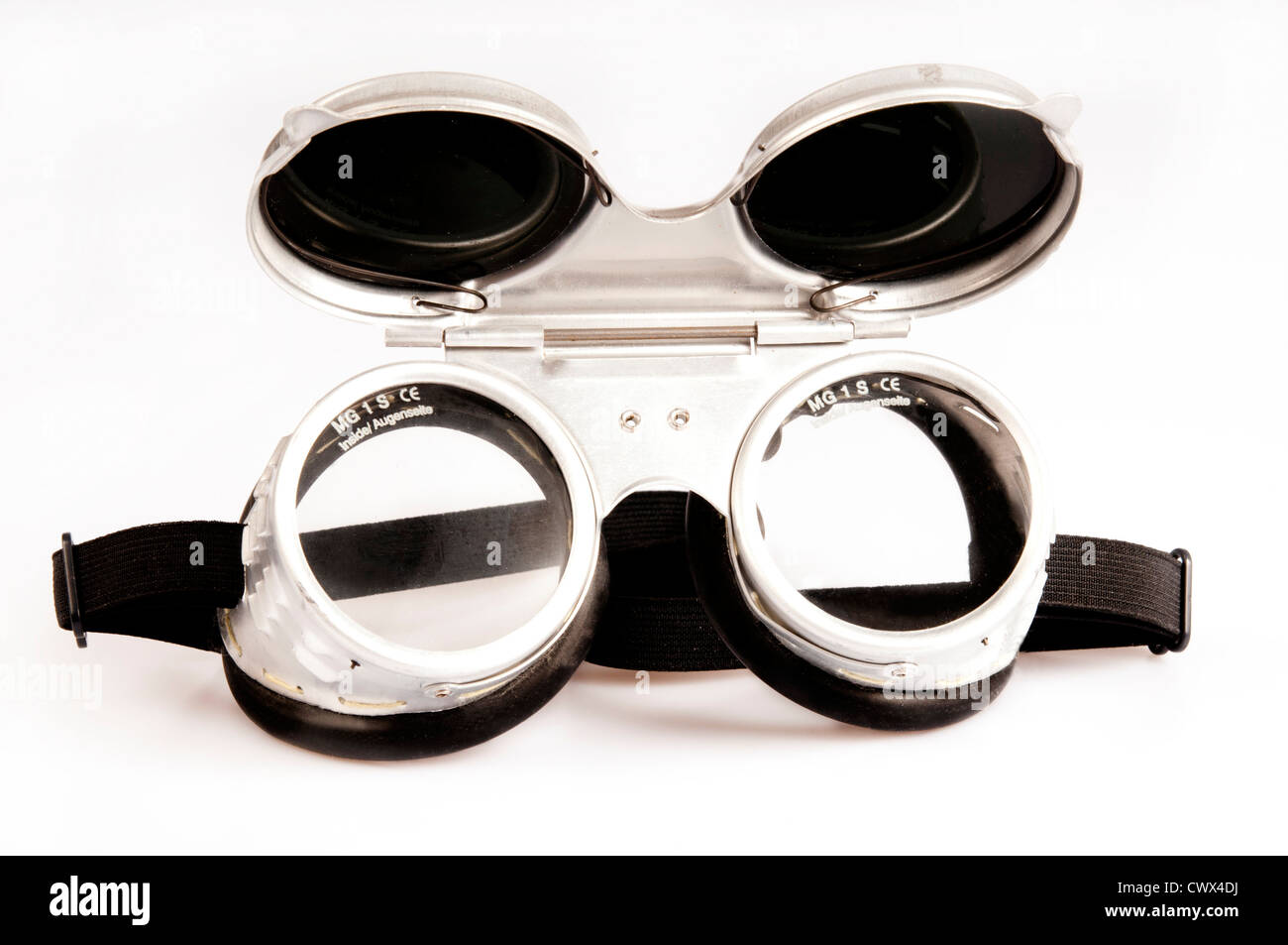 welding goggles Stock Photo