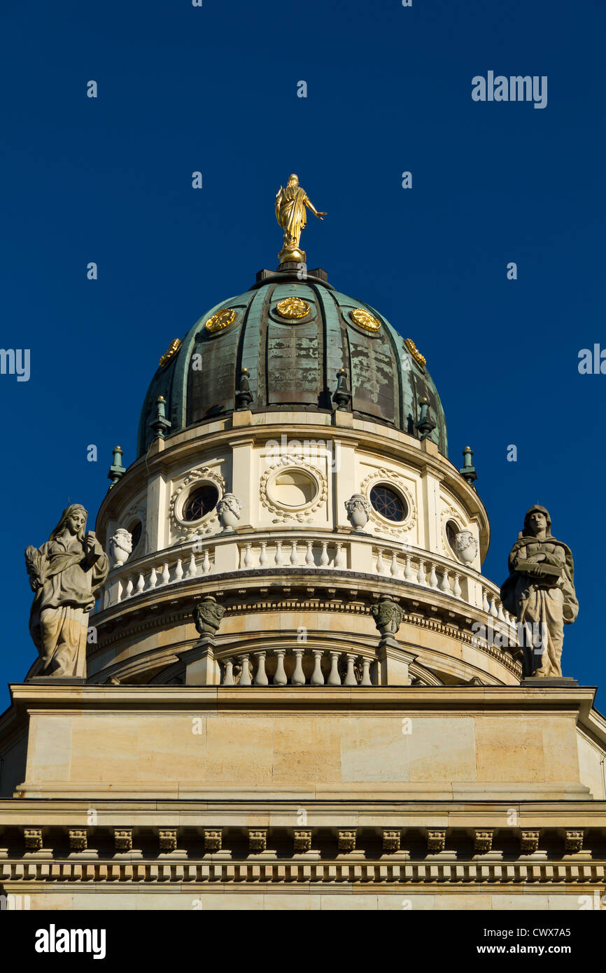 The German Dome on the Gendarmenmarkt in Berlin Mitte Stock Photo