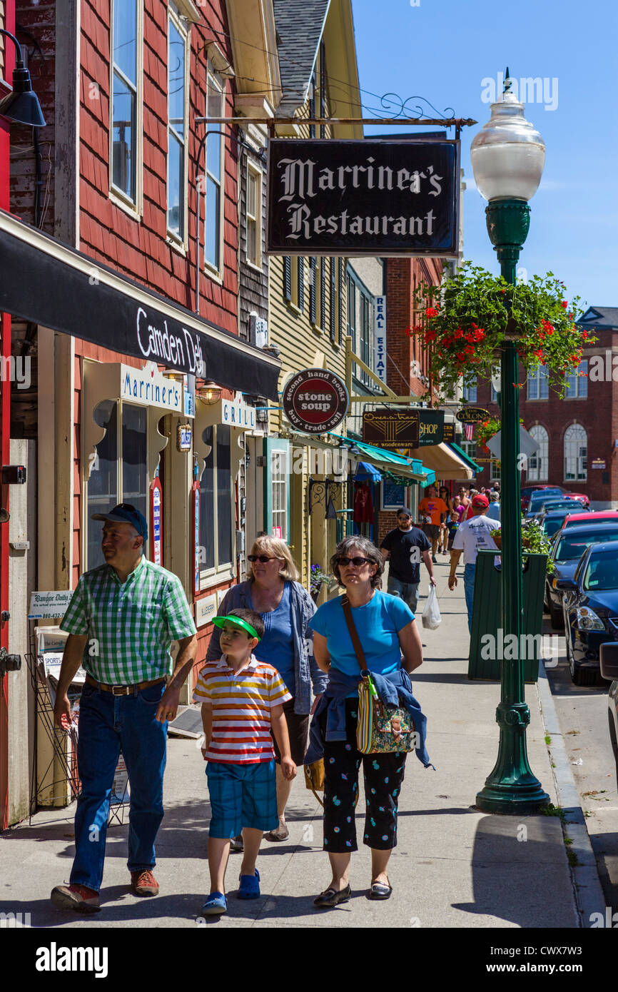 Downtown camden maine hires stock photography and images Alamy