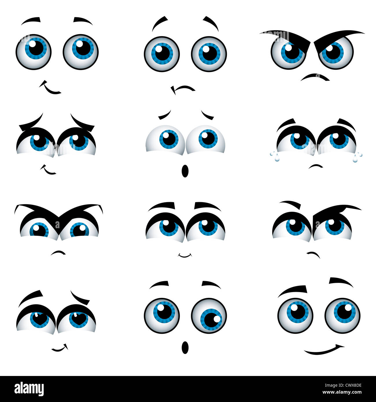 Expressions cartoon hi-res stock photography and images - Alamy