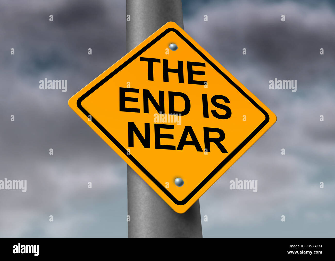 The end is near sign hi-res stock photography and images - Alamy