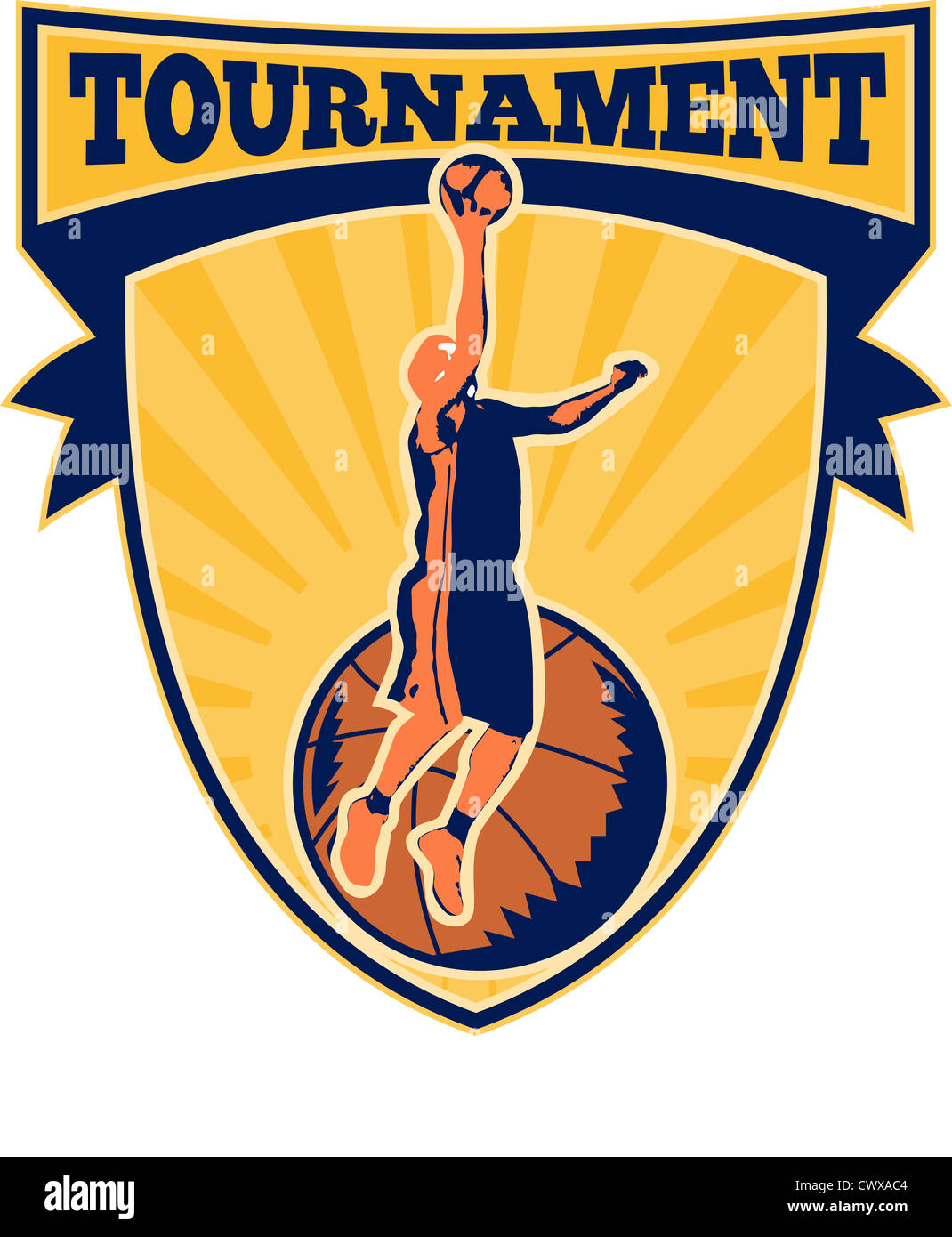 Basketball vector cartoon stock. Пиклбол ракетки. Круглая эмблема спорт. Лай балл. Гандбол фон.