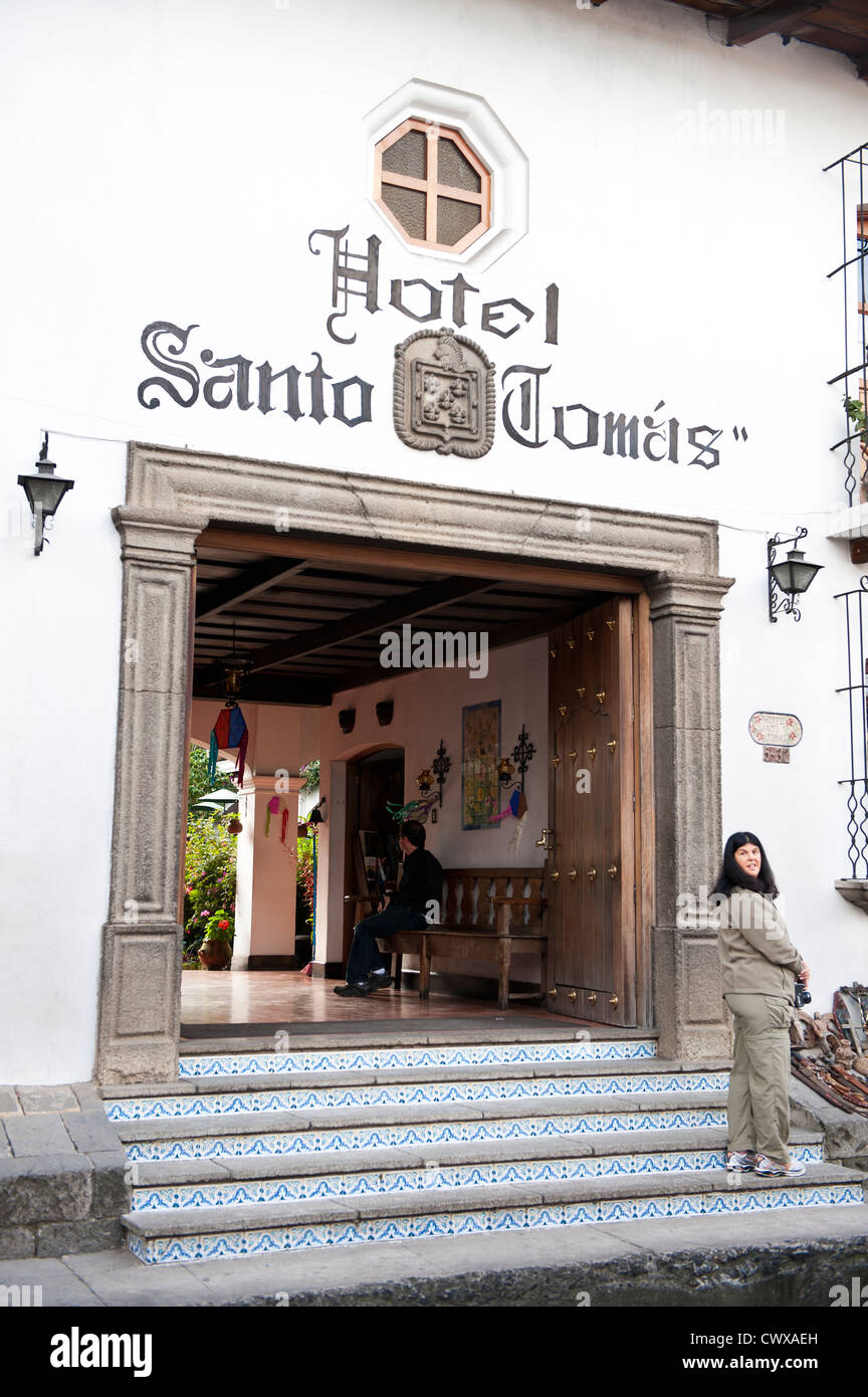 Guatemala, Chichicastenango. Hotel saint thomas. Stock Photo