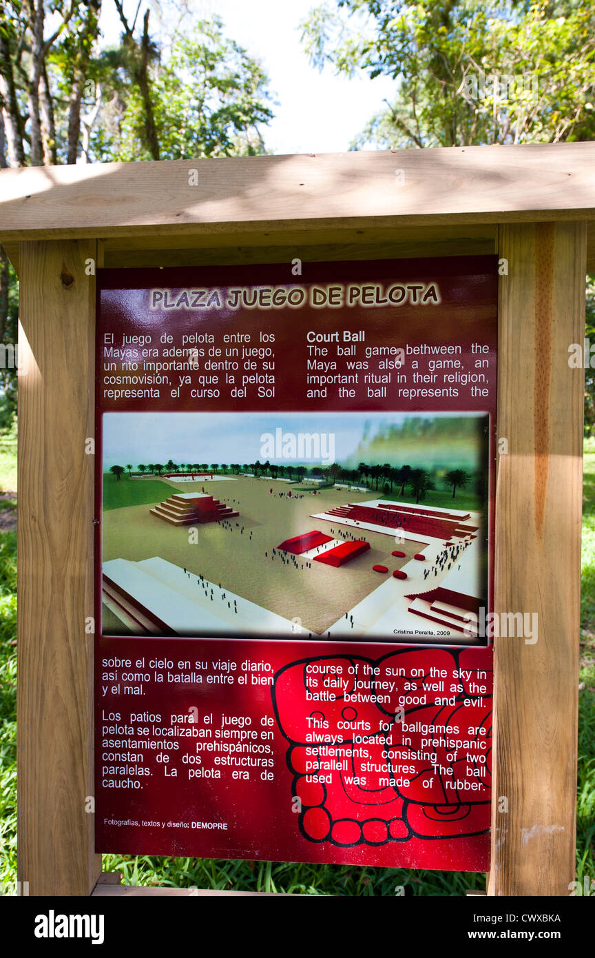 Quirigua Archaeological Park, UNESCO World Heritage Site, Guatemala, Central America. Stock Photo