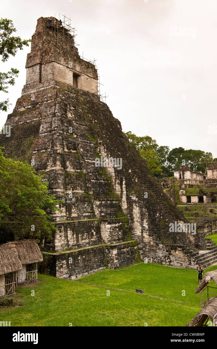 Tikal pyramid ruins hi-res stock photography and images - Alamy
