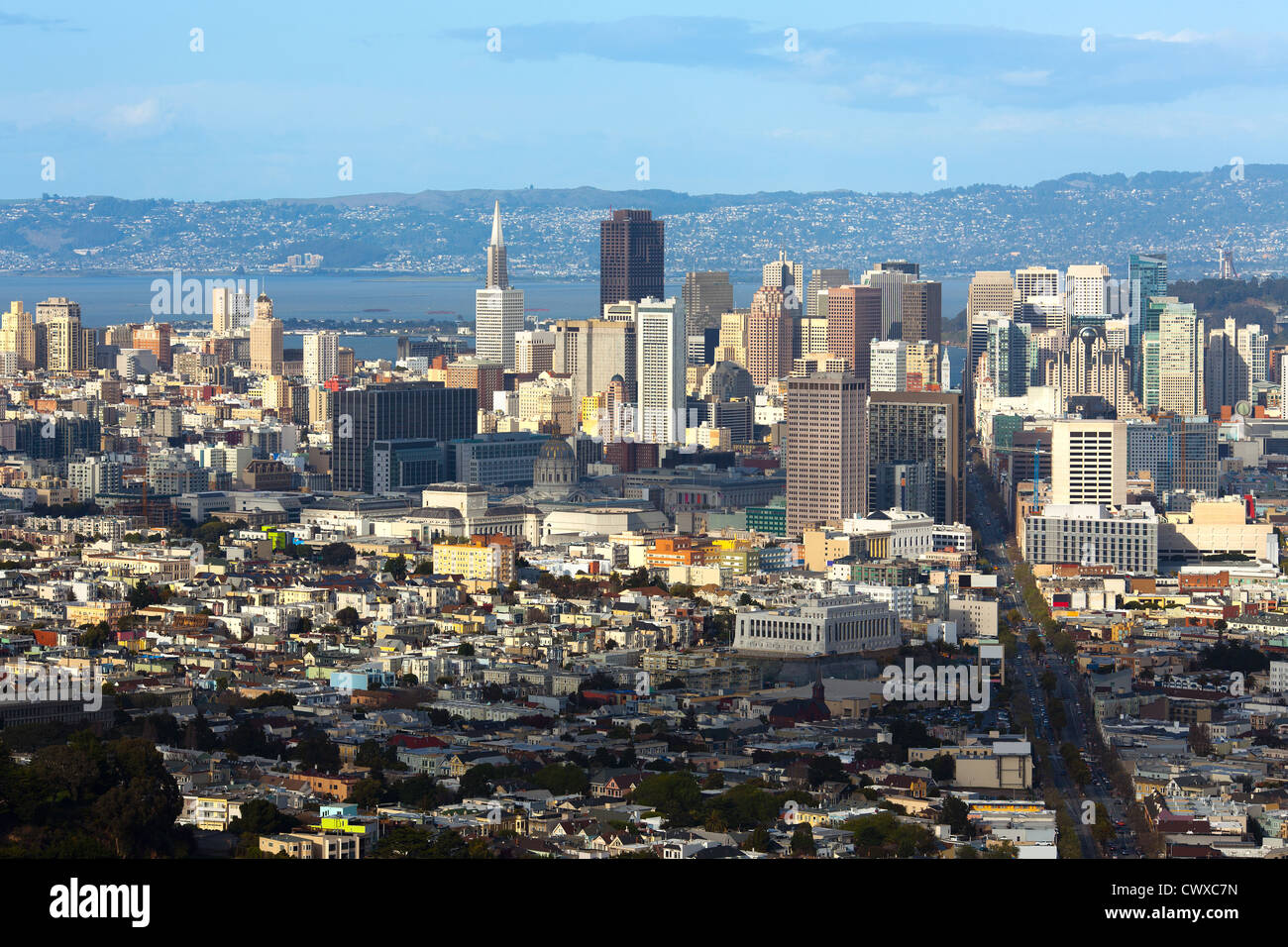 San Francisco Skyline Panoramic Stock Photos & San Francisco Skyline