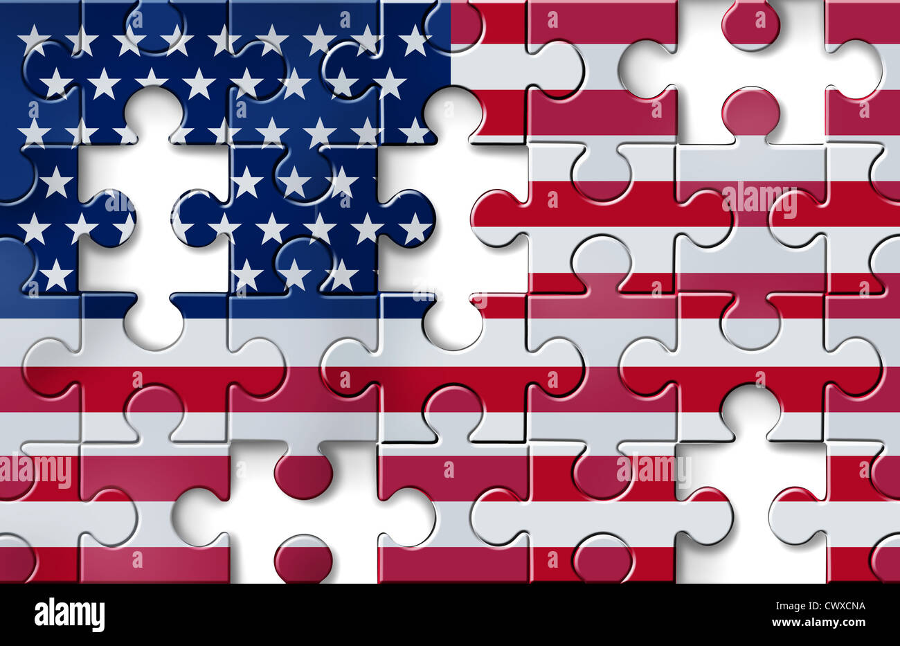 American Flag Puzzle