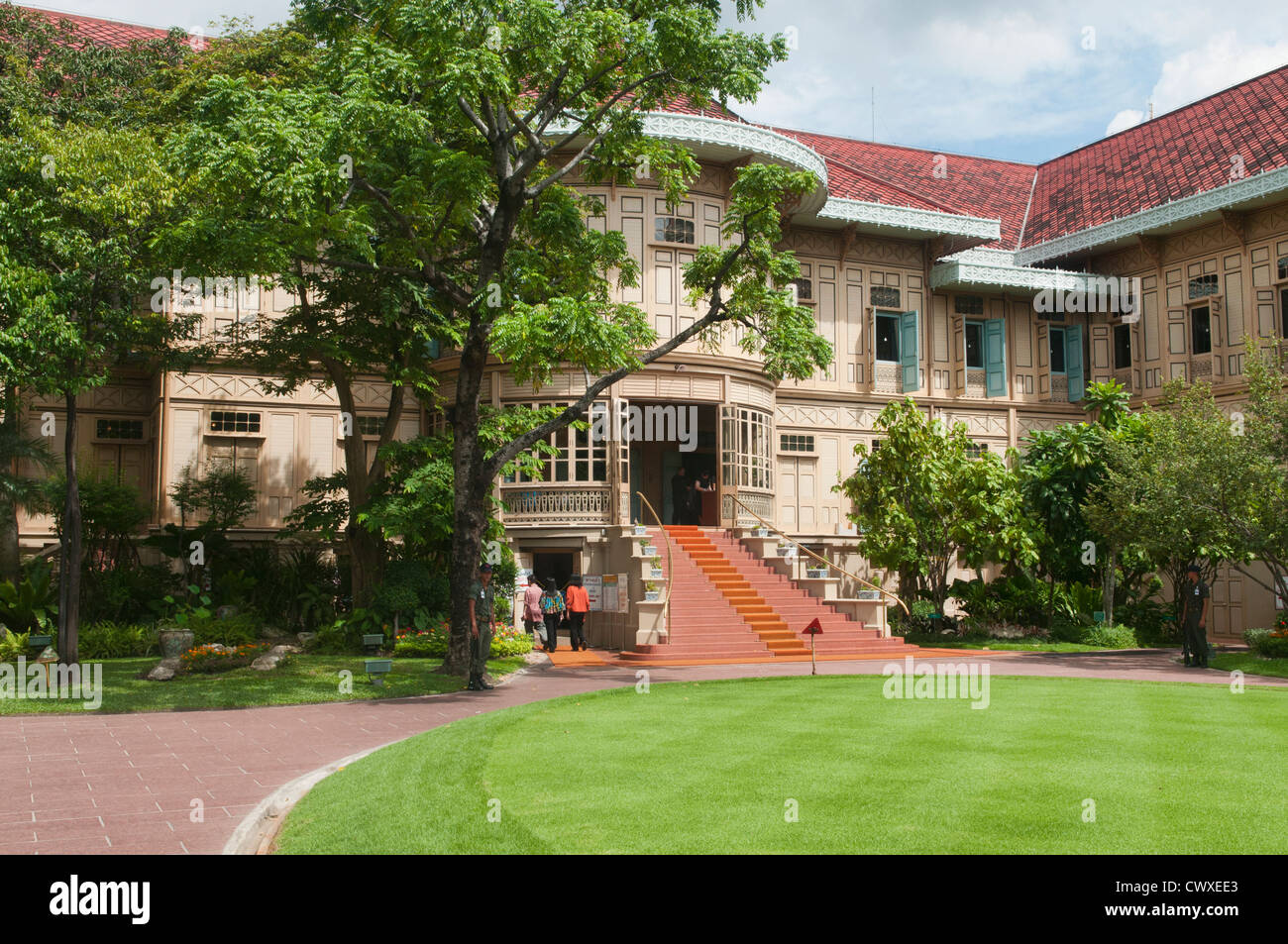 The Vimanmek teak mansion in Bangkok, Thailand Stock Photo