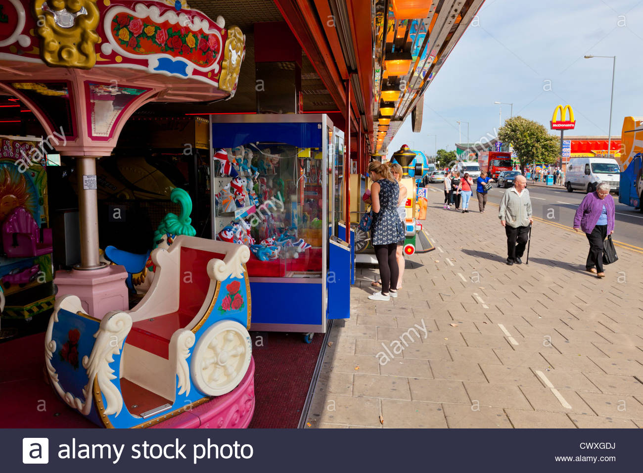 Skegness Town Seafront Stock Photos & Skegness Town Seafront Stock