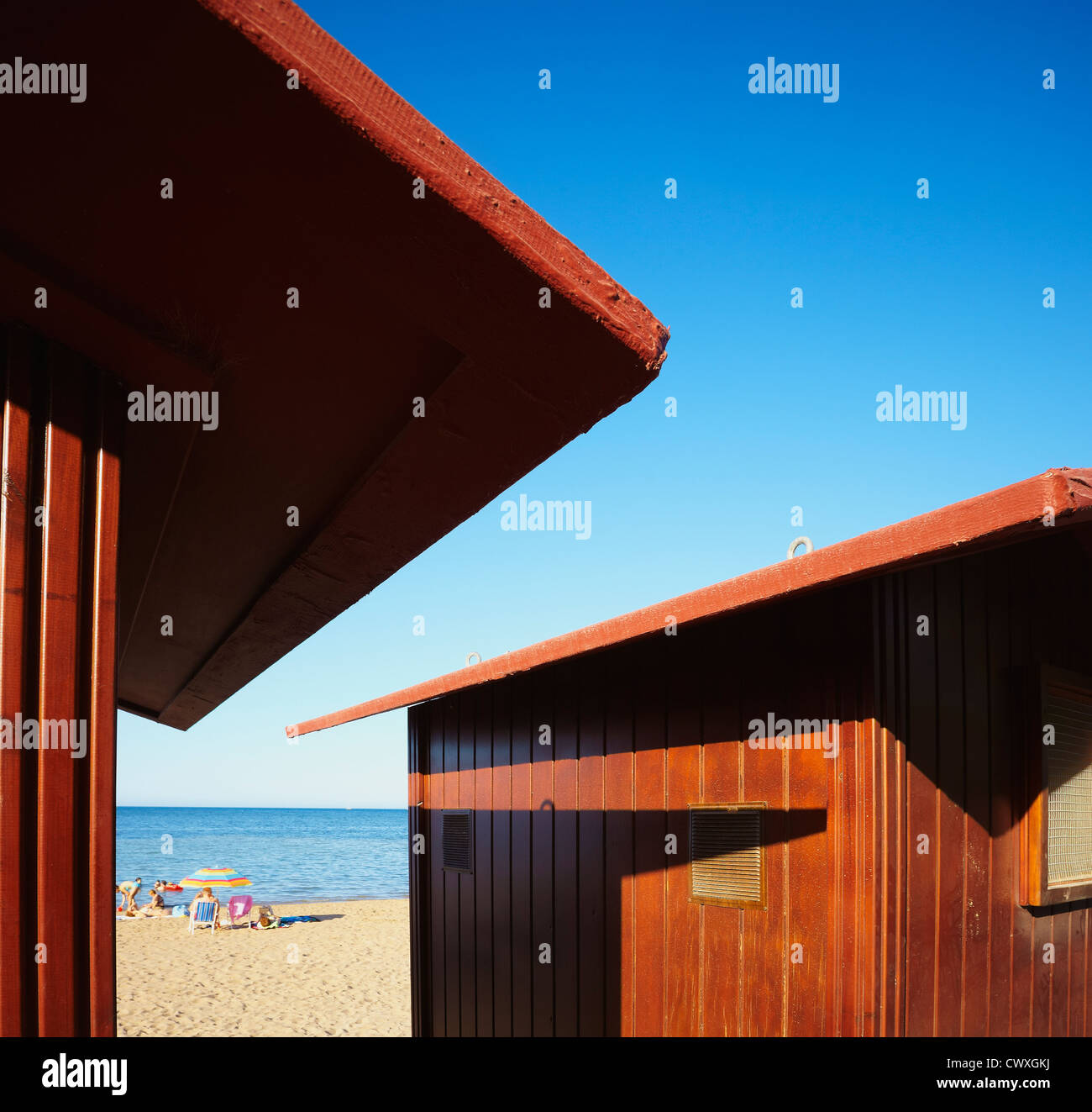 Changing room beach hires stock photography and images Alamy