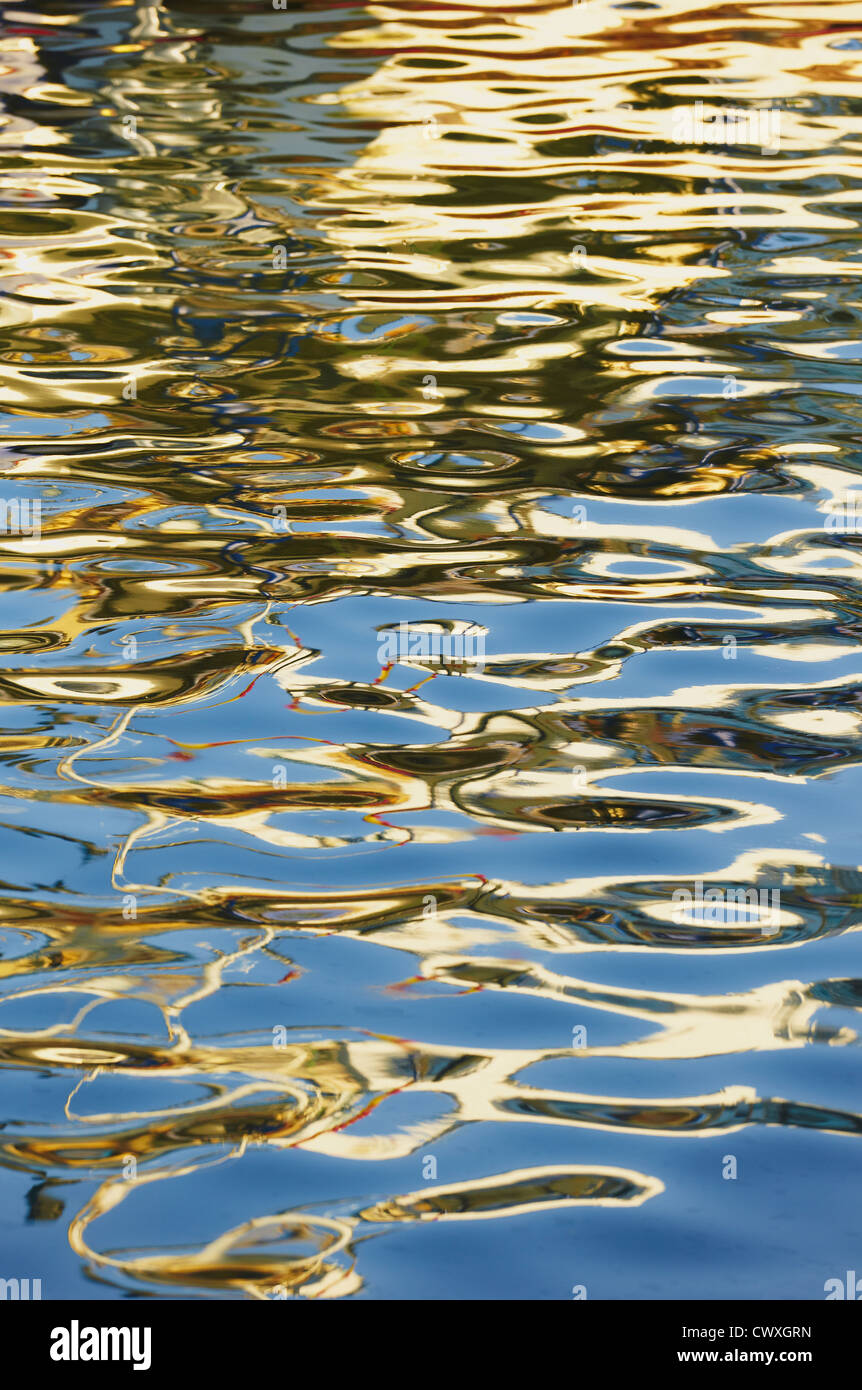 Water reflections. Stock Photo